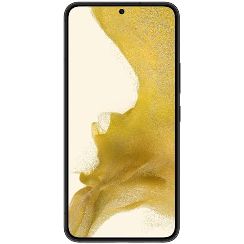 Samsung Galaxy S22 Smartphone, Teléfono Android Desbloqueado de Fábrica, 128GB, Cámara y Video 8K, Pantalla Más Brillante, Larga Duración de Batería, Procesador Rápido 4nm, Versión US, Phantom Black (Reacondicionado)