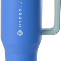 HydroJug Traveler 32oz, Insulated Tumbler with Handle & Straw, Riptide