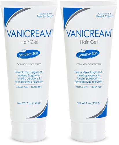 Vanicream Hair Gel, Styling Gel with Firm Hold & Non-Greasy Finish, 7 Oz