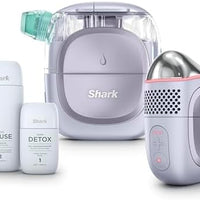 Shark FacialPro Glow en casa Sistema facial con tecnología hidráulica con terapia DePuffi caliente y frío - Dispositivo profesional de cuidado de la piel de spa para limpieza de poros, hidratación y
