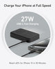Anker MagGo Power Bank, Qi2 Certified 15W Ultra-Fast MagSafe-Compatible Portable Charger, 10,000mAh Battery Pack with Smart Display & Foldable Stand, For iPhone 15/14/13 Only (USB-C Cable Included)