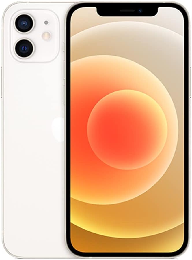 Apple iPhone 12, 64GB, White - GSM Carriers (Renewed)