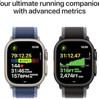 Apple Watch Ultra 3 [GPS + Cellular 49mm] Running & Multisport Smartwatch w/Rugged Titanium Case w/Natural Titanium Milanese Loop - L. Satellite Communications, Advanced Health & Fitness Tracking