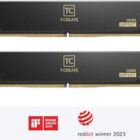 TEAMGROUP T-Create Expert Overclocking 10L DDR5 32GB Kit (2 x 16GB) 6000MHz (PC5-48000) CL38 Intel XMP 3.0 & AMD EXPO Compatible Desktop Memory Module Ram - CTCED532G6000HC38ADC01