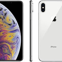 Apple iPhone XS Max, 64GB, Silver - Fully Unlocked (Renewed)