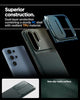 Spigen Optik Armor Designed for Galaxy S25 Ultra Case (2025) [No Magnet Ring], [Military-Grade Protection] - Abyss Green