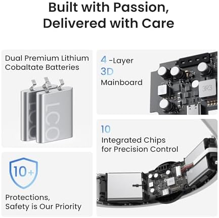 KIWI design K4 Boost Battery Head Strap for Meta Oculus Quest 3/3S, Adjustable VR Headband Accessories with Dual Charge, Extend Playtime & Reduce Facial Stress for Kids and Adults