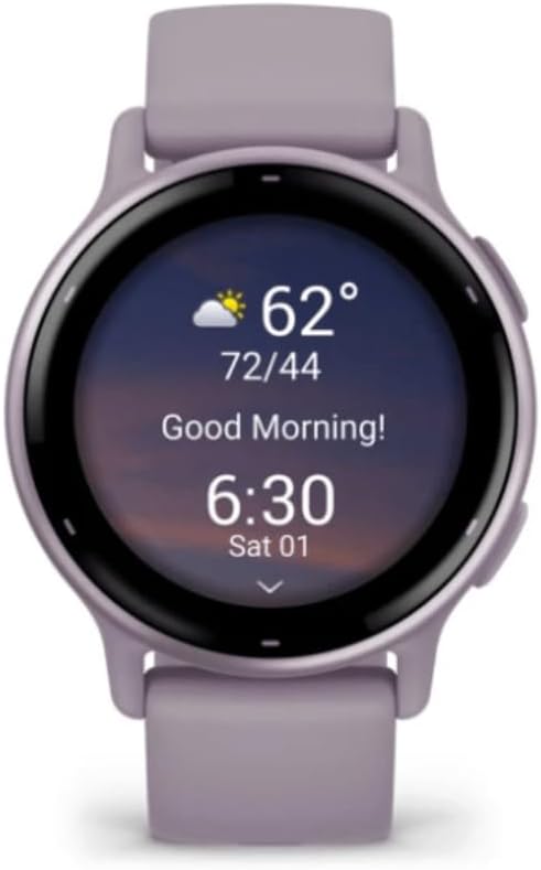 Garmin Vívoactive 5 - Orchid/Cream Gold — Smartwatch GPS AMOLED, hasta 11 días de batería
