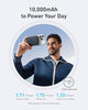 Anker MagGo Power Bank, Ultra-Slim 10,000mAh Magnetic Battery Pack, Qi2 Certified 15W Ultra-Fast MagSafe Compatible Portable Charger, Ergonomic Design, for iPhone16/15/14/13/12 Series Only