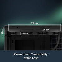 ARCTIC Liquid Freezer III Pro 360 A-RGB - AIO CPU Cooler, 3 x 120 mm Water Cooling, 38 mm Radiator, PWM Pump, VRM Fan, AMD AM5/AM4, Intel LGA1851/1700 Contact Frame - Black