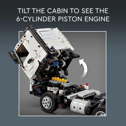 LEGO Technic Volvo FMX Truck & EC230 Electric Excavator Building Toy, Volvo Truck Toy with 2 Model Vehicles, Great Gift for Boys and Girls Ages 10 and Up Who Love Heavy Duty Construction Models, 42175