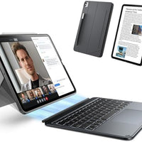 ESR for iPad Pro 13" Case with Keyboard (M5/M4, 2025/2024), Magnetic Detachable Keyboard, Portrait/Landscape Modes, Large Click-Anywhere Trackpad, Backlit Keys, Shift Series, Dark Gray
