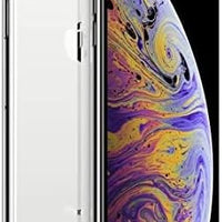 Apple iPhone XS Max, 64GB, Silver - Fully Unlocked (Renewed)