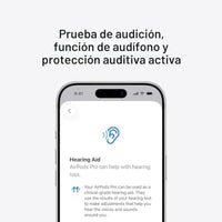 Apple AirPods Pro 3 auriculares inalámbricos, cancelación activa de ruido, Traducción en vivo, detección de frecuencia cardíaca, función de ayuda auditiva, auriculares Bluetooth, audio espacial