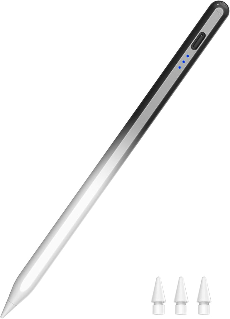 HATOKU Stylus Pen for Apple iPad 2018-2026 for Note Drawing Black White
