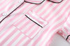 Umeyda Women & Girls Pajamas Set, Soft Satin Lightweight Silk Button-Down Top with Shorts 2 Piece PJS for Mom Boys Kids Gifts