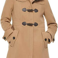 Tommy Hilfiger Womens Soft Luxe Peacoat Jacket With Hood