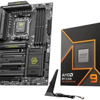 Micro Center AMD Ryzen 9 9900X CPU Processor with MSI MAG X870E Tomahawk WiFi ATX Motherboard (DDR5, PCIe 5.0 x16, M.2 Gen5, Wi-Fi 7, 5G LAN)