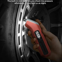 ETENWOLF T300 Digital Tire Pressure Gauge 3-200 PSI, Industrial Tire Gauge Calibrated to ANSI B40.7 Grade 2A(Plus-Minus 0.5%), Replaceable AAA Batteries (Vivid Orange)