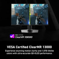 msi MAG 272QP QD-OLED X24 27-Inch WQHD Gaming Monitor, 2560 x 1440 Quantum Dot OLED Panel, 240Hz, 0.03ms, Adaptive-Sync, HDMI2.1, DP 1.4a, Tilt/Height Adjustable, Black