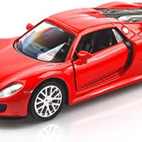 TOKAXI 1/36 Scale Porsche Taycan Turbo Diecast Car Models,Pull Back Vehicles Toy Cars,Cars Gifts for Boys Girls