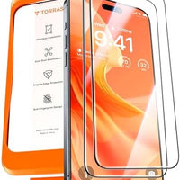TORRAS for iPhone 17 Pro Max Screen Protector [12Ft Military-Grade Shatterproof] [9H+ Aerospace Tempered Glass] Anti-Scratch Full Coverage Fit Screen Protector 17 ProMax 6.9" 2-Pack