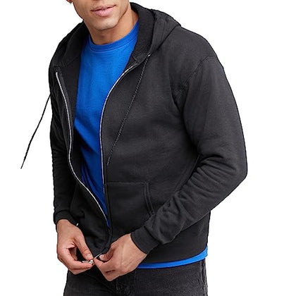 Hanes Men's EcoSmart Fleece Full-Zip Hoodie Sweatshirt