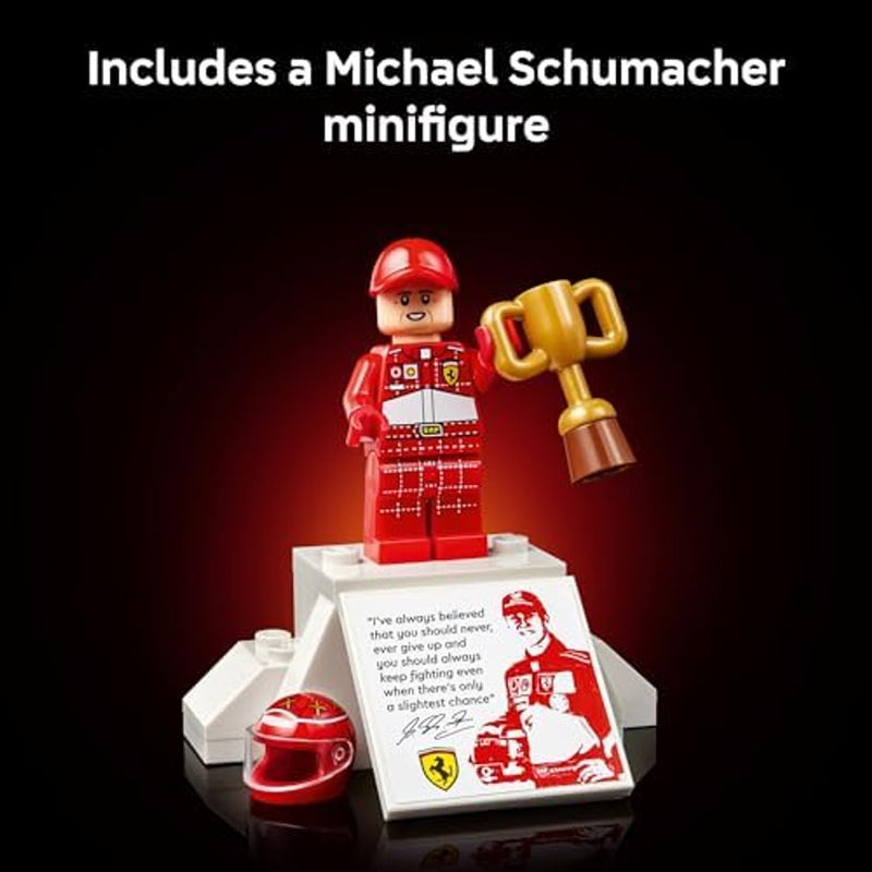 Ofertaza, LEGO Icons Ferrari F2004 & Michael Schumacher Building Set