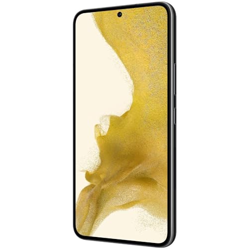 Samsung Galaxy S22 Smartphone, Teléfono Android Desbloqueado de Fábrica, 128GB, Cámara y Video 8K, Pantalla Más Brillante, Larga Duración de Batería, Procesador Rápido 4nm, Versión US, Phantom Black (Reacondicionado)