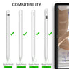 Delidigi 3 Pack Replacement Tips Compatible with Apple Pencil Pro/2nd Generation/1st Gen/USB C, Wear-Resistant iPencil Nibs Accessories Fine Point Precise Control Pen Like Tips