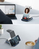 Wireless Charger for Samsung&Android: JoyGeek 3 in 1 Charging Station for Galaxy Watch7 Pro/4/3/Active2/1 - Phone Charger Stand for S24/S23 Ultra/S22/S21/S20/Note 20, Z Fold&Flip Series, Buds 3 Pro