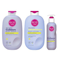 eos Shower Essentials Bundle- Body Lotion, Body Wash, Shave Oil - Vanilla Cashmere
