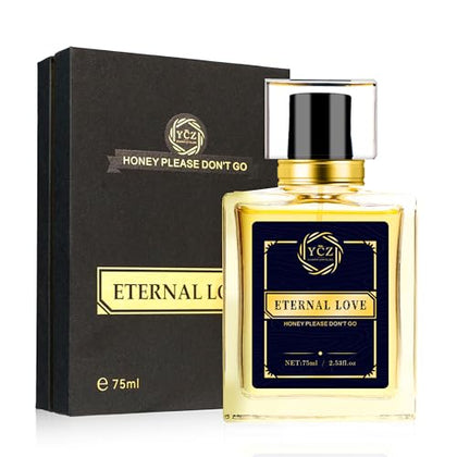 Ycz Carnival Perfume Men - Eternal Love Perfume 2.6oz(75ml). Carnival Cologne for Men. Spicy Wood Lasting Vanilla Fragrance-Ideal Perfumes For Special Occasions Daily Elegance.