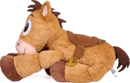 Mattel Disney and Pixar Toy Story 5 Ginormous Plush, 24-Inch Soft Toys, Extra-Large, Oversized Stylized Stuffed Animal Dolls
