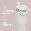 Stanley IceFlow 2.0 Flip Straw Tumbler with Handle 30 oz | Twist On Lid and Flip Up Straw | Leak Resistant Water Bottle | Insulated Stainless Steel | BPA-Free | Twilight