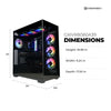 CyberPowerPC Gamer Xtreme VR Gaming PC, Intel Core i9-14900KF 3.2GHz, GeForce RTX 5070 12GB, 32GB DDR5, 2TB PCIe 4.0 SSD, WiFi Ready & Windows 11 Home (GXiVR8080A39)
