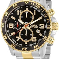 Invicta Men's Specialty Chronograph Textured Dial Stainless Steel Watch