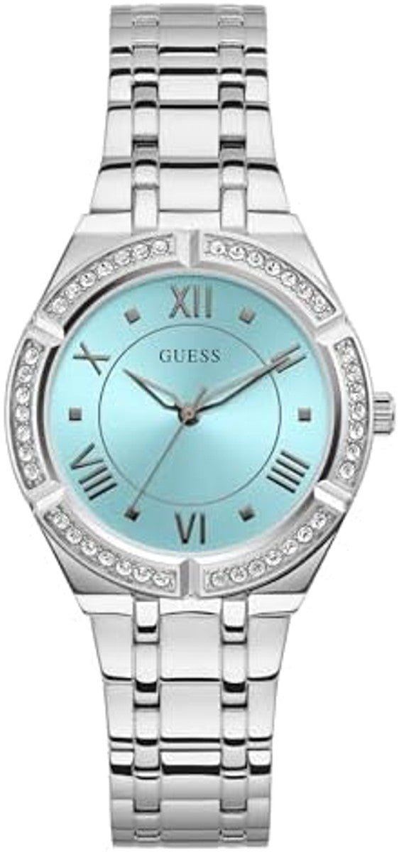 Ofertaza, GUESS Women's 36mm Watch - Silver Tone Blue Dial Silver Tone Case