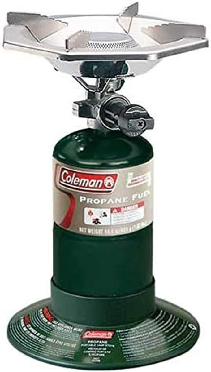 Estufa de propano Coleman BottleTop con quemador ajustable
