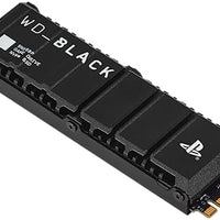 WD_BLACK 4TB SN850P NVMe M.2 SSD Officially Licensed Storage Expansion for PS5 Consoles, up to 7,300MB/s, with heatsink - WDBBYV0040BNC-WRSN,Black
