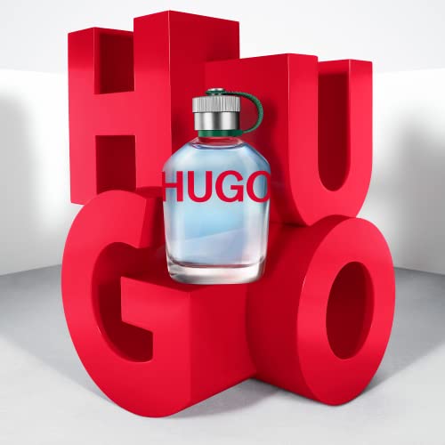Hugo Boss Hugo Man Eau de Toilette – Colonia Aromática Fougère para Hombre – Con Notas de Manzana Verde y Bálsamo de Abeto – Fragancia de Larga Duración