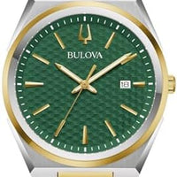 Bulova Mens Dress Classic Quartz Two Tone Stainless 39mm
