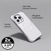 CASETiFY Ripple Case for iPhone 16 [Silicone / 6.6 ft. 2X Military Grade Drop Protection/Compatible with Magsafe] - Oat