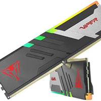 Patriot Viper Venom RGB DDR5 RAM 32GB (2X16GB) 6000MHz CL36 1.35v UDIMM Desktop Gaming Memory Kit Compatible with Intel XMP/AMD Expo - PVVR532G600C36K