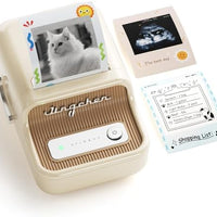 NIIMBOT B21 Pro Label Maker, 300DPI HD Thermal Label Printer, Bluetooth Label Maker Machine with 2.1x3.2 Inches Label for Scrapbook, DIY Crafts, Notes, Memo