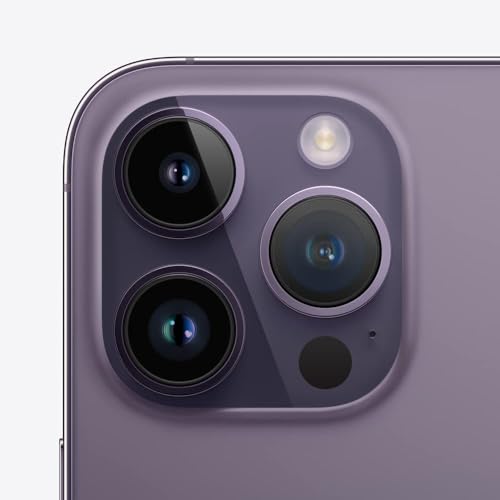 Apple iPhone 14 Pro, 128GB, Deep Purple - Desbloqueado (Reacondicionado)