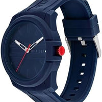 Reloj Tommy Hilfiger 3-Hand Quartz - Correa de Silicona 44mm (Azul)