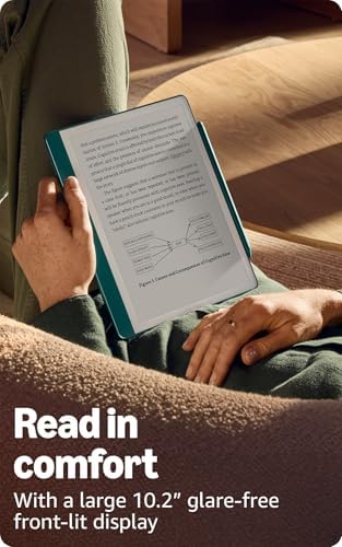 Like-New Amazon Kindle Scribe (32GB) - Your notes, documents and books, all in one place. With built-in AI notebook summarization. Includes Premium Pen - Tungsten