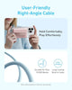 ANKER Zolo Magnetic Power Bank, 10,000mAh Wireless Portable Charger with 30W Max Fast Charging, Battery Pack with Built-in USB-C Cable and Adjustable Stand, for iPhone 16/15 Series, AirPods, and More