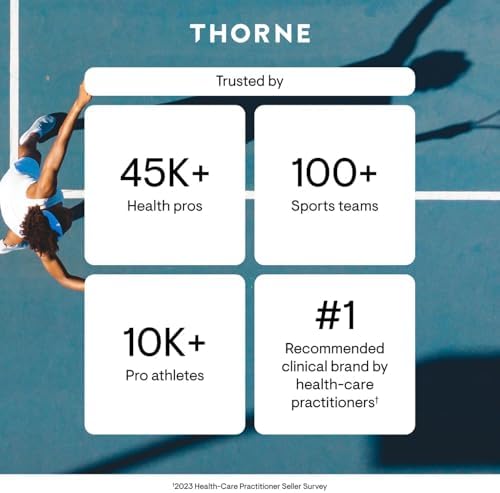 THORNE Creatine, Micronized Creatine Monohydrate Powder, 180 Servings | Supports Lean Muscle Mass, Endurance & Cognitive Function*, Unflavored, 5 g per Serving, NSF Certified for Sport